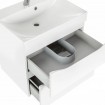 Підвісна тумба з умивальником для ванни Norway Avalon New 60x46 см, біла Підвісна тумба з умивальником для ванни Norway Avalon New 60x46 см, біла
