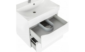Підвісна тумба з умивальником для ванни Norway Avalon New 60x46 см, біла