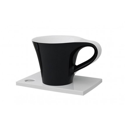 Умивальник на стільницю ArtCeram Oneshot cup, black white (OSL0050150)