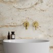 Змішувач для умивальника (раковини) прихованого монтажу Omnires Y, золотий матовий (Y1215HGLB) Змішувач для умивальника (раковини) прихованого монтажу Omnires Y, золотий матовий (Y1215HGLB)