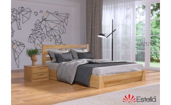 Односпальне ліжко Естелла Селена 120x200 буковий щит (EST-60)