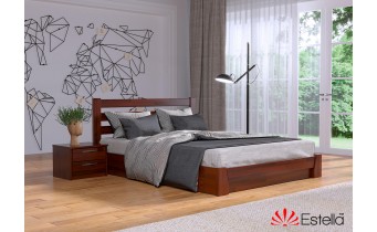 Односпальне ліжко Естелла Селена 120x200 буковий щит (EST-60)