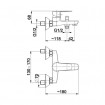 Змішувач для ванни Armatura Sofit (5114-010-00)