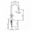 Змішувач для мийки Armatura Symetric (342-414-00)
