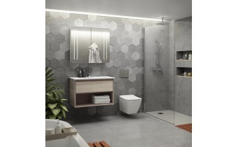 Безобідковий підвісний унітаз + Slim кришка Ideal Standard Strada II AquaBlade 36x54 см, білий глянець (T299701/T360101)