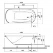 Ванна прямокутна Kolo Comfort 160x75 см (XWP3060000) Ванна прямокутна Kolo Comfort 160x75 см (XWP3060000)