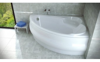 Ванна акрилова Besco Finezja Nova 155x95 R, асиметрична (WAF-155-NP)