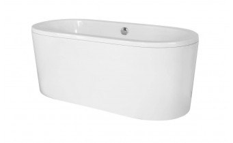 Ванна овальна окремостояча акрилова Besco Victoria 160x75, біла (WKV-160-WO)