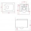 Підвісний унітаз ArtCeram Block, white (BKV0010100) Підвісний унітаз ArtCeram Block, white (BKV0010100)