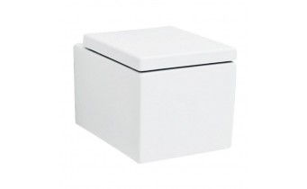 Підвісний унітаз ArtCeram Block, white (BKV0010100) Підвісний унітаз ArtCeram Block, white (BKV0010100)