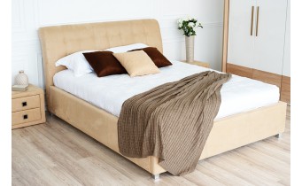 Двоспальне ліжко Embawood Kava time / Кава Тайм 160x200, капучіно (EW11)