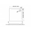 Душовий піддон Polimat Geos 90x90 (00433)