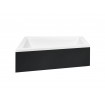 Ванна акрилова Besco Intima 150x85 L, асиметрична + чорна панель (WAIT-150-NL-BL) Ванна акрилова Besco Intima 150x85 L, асиметрична + чорна панель (WAIT-150-NL-BL)