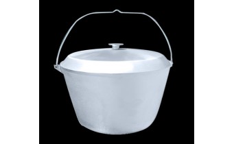 Казан алюмінієвий Winco з кришкою, 8 л (DD-22)