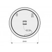 Кругле дзеркало з LED підсвіткою у ванну Elita Sharon Round 100 Rose Gold, 100x100x3 см (168702) Кругле дзеркало з LED підсвіткою у ванну Elita Sharon Round 100 Rose Gold, 100x100x3 см (168702)