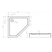 Душовий піддон NEW TRENDY NEW AZURA 80x80x15 см (B-0414) Душовий піддон NEW TRENDY NEW AZURA 80x80x15 см (B-0414)