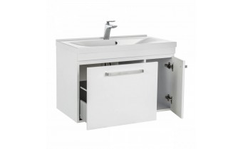 Підвісна тумба з умивальником для ванни Norway Catarina 80x48 см, біла