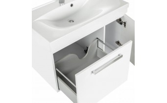 Підвісна тумба з умивальником для ванни Norway Catarina 80x48 см, біла