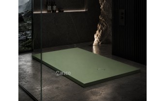 Душовий піддон, камяний Omnires Aquarock M+ 80x120 см, антиковзкий, прямокутний, Оливковий-зелений матовий Душовий піддон, камяний Omnires Aquarock M+ 80x120 см, антиковзкий, прямокутний, Оливковий-зелений матовий