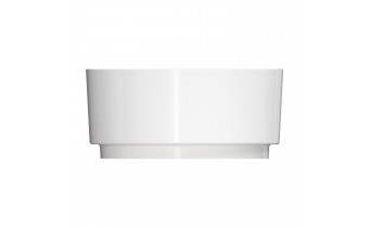 Умивальник на стільницю Omnires Cadence M+ 42x37 см, білий глянцевий (CADENCE420BP)