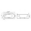 Ванна Polimat Lux 140x75 + ніжки (00340) Ванна Polimat Lux 140x75 + ніжки (00340)