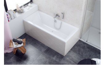 Ванна акрилова Excellent Pryzmat 160x75 см, пряма (WAEX.PRY16WH)