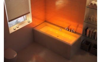 Ванна акрилова Excellent Pryzmat 160x75 см, пряма (WAEX.PRY16WH)
