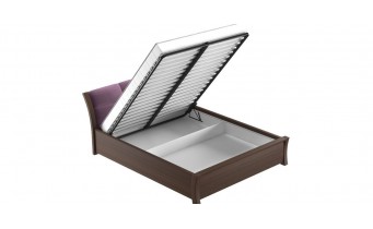 Односпальне ліжко WoodSoft Ravenna з підйомним механізмом 120x200, ясень (RavennaPM120200JAS)