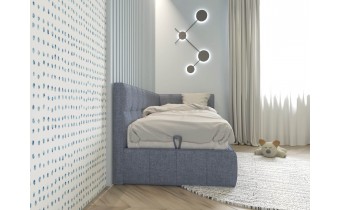 Дитяче ліжко WoodSoft Sydney 80x200, ясень (Sydney80200JAS)