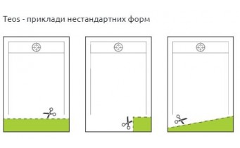 Душовий піддон, камяний Radaway Teos F 160x100 см, антрацит (HTF160100-64)