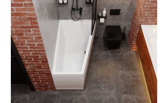 Ванна акрилова Vagnerplast Cavallo Offset 160x90 см R, Правостороння (VPBA169CAV3PX-01)