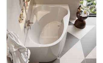 Ванна акрилова Vagnerplast Melite 160x105 см R, Правостороння (VPBA163MEL3PX-01)