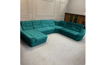 Кутовий розкладний диван ВІКОМеблі Спейс XXL / Space XXL, смарагд (Viko-XXL7)
