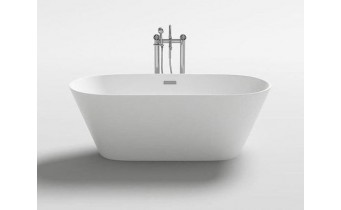 Окремостояча акрилова ванна Rea Silvano 170x80 з сифоном click / clack (REA-W0105)