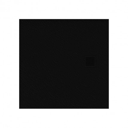 Душовий піддон NEW TRENDY MORI 90x90x3,5 см, чорний RAL 9005 (B-0402)
