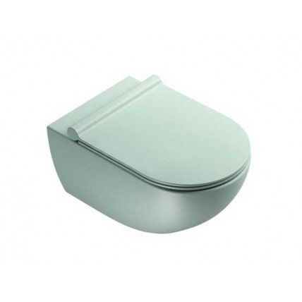 Підвісний унітаз Catalano Colori Sfera 54 NewFlush зелений сатин (1VSF54RVS)