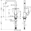 Змішувач для кухні Hansgrohe Focus E2 високий (31820000) Змішувач для кухні Hansgrohe Focus E2 високий (31820000)