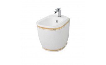 Підлогове біде ArtСeram Azuley, gold stripes (AZB0020111) Підлогове біде ArtСeram Azuley, gold stripes (AZB0020111)