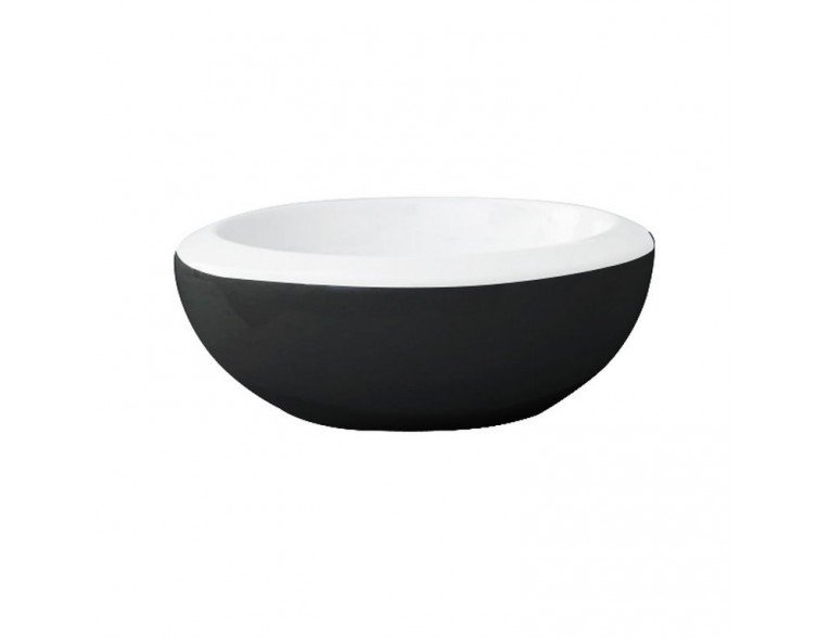 Умивальник чаша ArtСeram Blend, black white (BLL0010150)