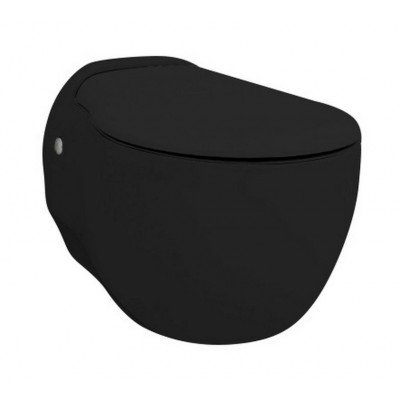 Підвісний унітаз ArtCeram Blend, glossy black (BLV0010300) Підвісний унітаз ArtCeram Blend, glossy black (BLV0010300)