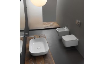 Підвісний унітаз GSG BRIO 52,5 см Smart Clean matt Cement (BRWCSO020)
