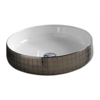 Умивальник на стільницю ArtCeram Cognac 48, platinum mosaic (COL0020158)