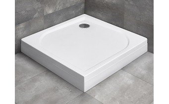 Душовий піддон квадратний Radaway Delos C 100x100x15 см, білий, з панеллю що знімається (4C11170-03) Душовий піддон квадратний Radaway Delos C 100x100x15 см, білий, з панеллю що знімається (4C11170-03)