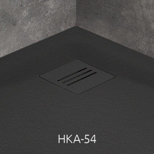 Решітка для піддону Radaway Kyntos Grid сталь/чорний (HKA-54)