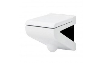 Підвісний унітаз ArtCeram La Fontana, black white (LFV0010150) Підвісний унітаз ArtCeram La Fontana, black white (LFV0010150)