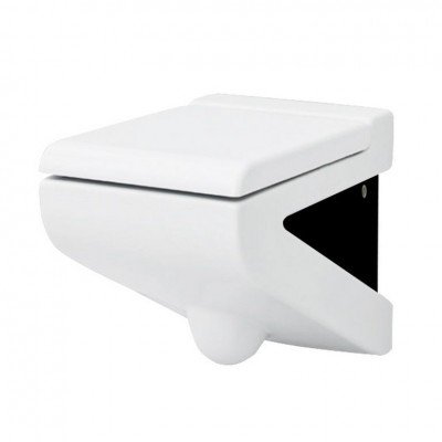 Підвісний унітаз ArtCeram La Fontana, black white (LFV0010150) Підвісний унітаз ArtCeram La Fontana, black white (LFV0010150)