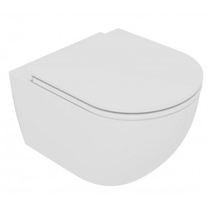 Підвісний унітаз GSG LIKE XXS 48,5 см Smart Clean white matt (LKWCSOXXS001)