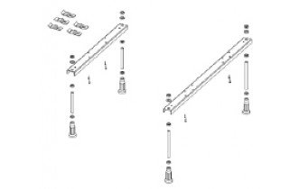 Ніжки для ванни (опора для ванни) Riho 09, посилені (207097) Ніжки для ванни (опора для ванни) Riho 09, посилені (207097)