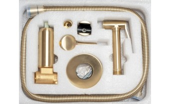 Набір гігієнічного душа Rea Loop Brushed Gold, матове золото (REA-B6311)
