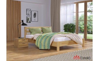 Односпальне ліжко Естелла Рената Люкс 90x200 буковий щит (EST-7)